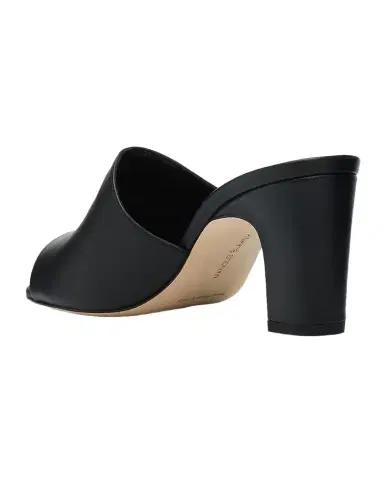 Manolo Blahnik 0mm Rapallabar Leather Mules | Thumbnail 1 Manolo Blahnik 0mm Rapallabar Leather Mules | Thumbnail 1