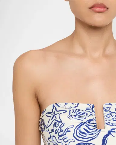 Simkhai Ottilie Strapless One-Piece Swimsuit | Thumbnail 3 Simkhai Ottilie Strapless One-Piece Swimsuit | Thumbnail 3