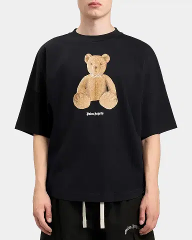 Palm Angels Men's Bear in Mind Oversized Crewneck T-Shirt | Thumbnail 3 Palm Angels Men's Bear in Mind Oversized Crewneck T-Shirt | Thumbnail 3