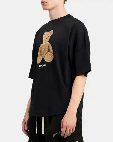 Palm Angels Men's Bear in Mind Oversized Crewneck T-Shirt | Thumbnail 5 Palm Angels Men's Bear in Mind Oversized Crewneck T-Shirt | Thumbnail 5
