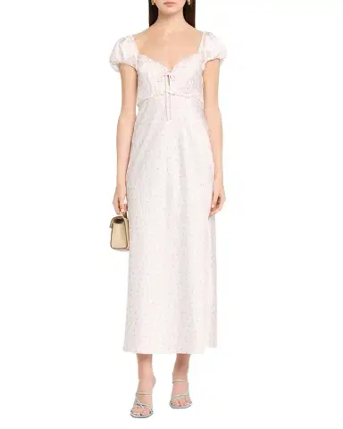 LoveShackFancy Epone Floral Puff-Sleeve Maxi Dress | Thumbnail 1 LoveShackFancy Epone Floral Puff-Sleeve Maxi Dress | Thumbnail 1