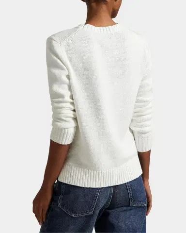 Polo Ralph Lauren Polo Bear Linen-Cotton Crewneck Sweater | Thumbnail 2 Polo Ralph Lauren Polo Bear Linen-Cotton Crewneck Sweater | Thumbnail 2