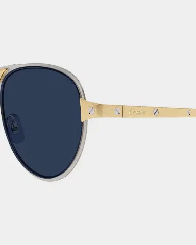 Cartier Santos Evolution 58MM Pilot Sunglasses | Thumbnail 2 Cartier Santos Evolution 58MM Pilot Sunglasses | Thumbnail 2