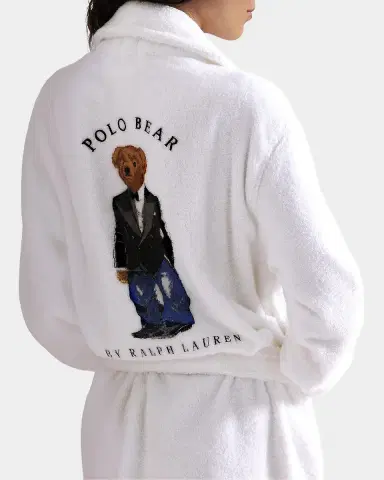 Polo Ralph Lauren Polo Bear Cotton Terry Robe | Thumbnail 4 Polo Ralph Lauren Polo Bear Cotton Terry Robe | Thumbnail 4