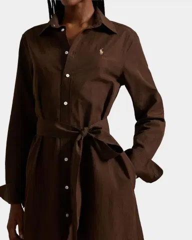 Polo Ralph Lauren Cotton-Linen Belted Shirtdress | Thumbnail 2 Polo Ralph Lauren Cotton-Linen Belted Shirtdress | Thumbnail 2
