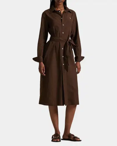 Polo Ralph Lauren Cotton-Linen Belted Shirtdress | Thumbnail 3 Polo Ralph Lauren Cotton-Linen Belted Shirtdress | Thumbnail 3