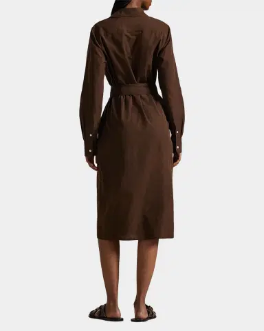 Polo Ralph Lauren Cotton-Linen Belted Shirtdress | Thumbnail 5 Polo Ralph Lauren Cotton-Linen Belted Shirtdress | Thumbnail 5