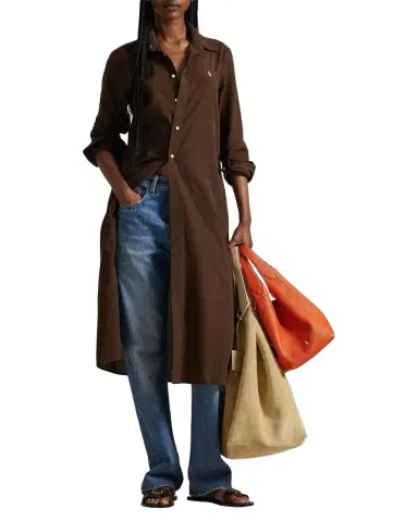 Polo Ralph Lauren Cotton-Linen Belted Shirtdress | Thumbnail 1 Polo Ralph Lauren Cotton-Linen Belted Shirtdress | Thumbnail 1