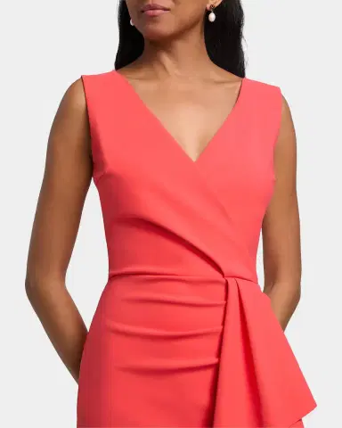 Chiara Boni La Petite Robe Sayon Ruffle Drape Bodycon Midi Dress | Thumbnail 4 Chiara Boni La Petite Robe Sayon Ruffle Drape Bodycon Midi Dress | Thumbnail 4