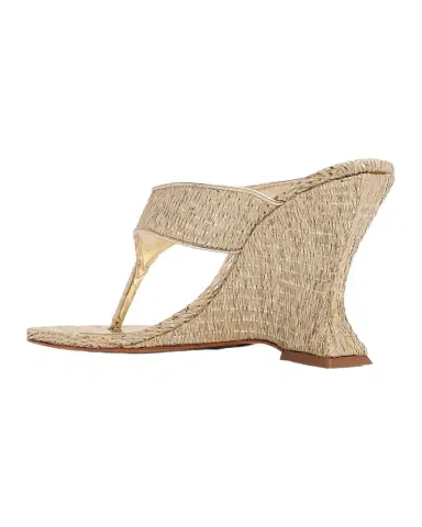 Schutz Maya 95MM Leather Wedge Sandals | Thumbnail 1 Schutz Maya 95MM Leather Wedge Sandals | Thumbnail 1