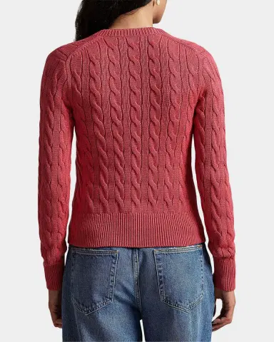 Polo Ralph Lauren Cable-Knit Cotton Crewneck Cardigan | Thumbnail 4 Polo Ralph Lauren Cable-Knit Cotton Crewneck Cardigan | Thumbnail 4