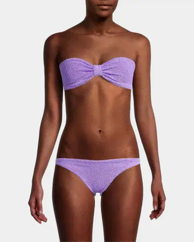 Hunza G Jean Bow Two-Piece Bikini Set | Thumbnail 3 Hunza G Jean Bow Two-Piece Bikini Set | Thumbnail 3