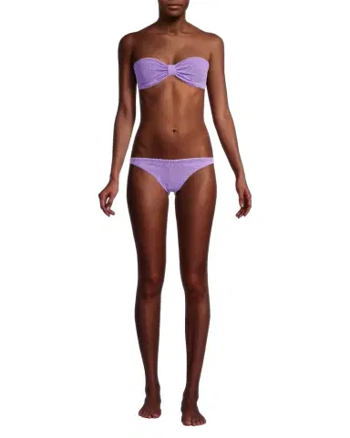 Hunza G Jean Bow Two-Piece Bikini Set | Thumbnail 1 Hunza G Jean Bow Two-Piece Bikini Set | Thumbnail 1