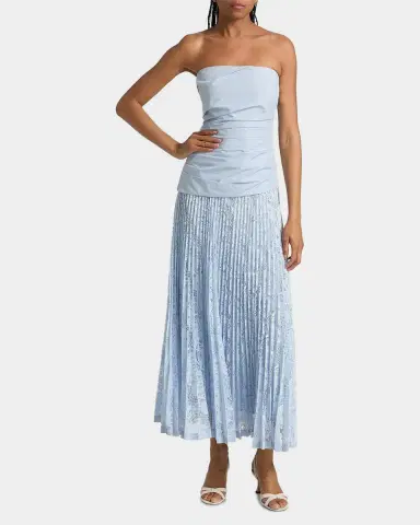 Simkhai Annalise Cotton Lace Midi Dress | Thumbnail 3 Simkhai Annalise Cotton Lace Midi Dress | Thumbnail 3