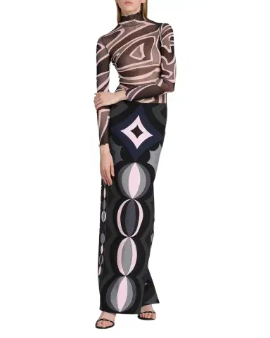 PUCCI Passepartout Tulle T-Shirt | Thumbnail 1 PUCCI Passepartout Tulle T-Shirt | Thumbnail 1