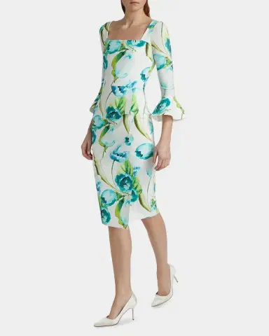 Chiara Boni La Petite Robe Astra Floral Cocktail Dress | Thumbnail 6 Chiara Boni La Petite Robe Astra Floral Cocktail Dress | Thumbnail 6