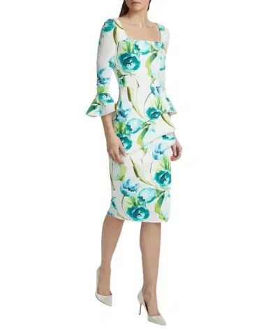 Chiara Boni La Petite Robe Astra Floral Cocktail Dress | Thumbnail 1 Chiara Boni La Petite Robe Astra Floral Cocktail Dress | Thumbnail 1