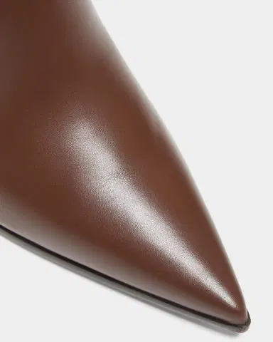 Gianvito Rossi Keinna 85MM Leather Block-Heel Booties | Thumbnail 2 Gianvito Rossi Keinna 85MM Leather Block-Heel Booties | Thumbnail 2