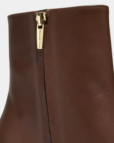 Gianvito Rossi Keinna 85MM Leather Block-Heel Booties | Thumbnail 3 Gianvito Rossi Keinna 85MM Leather Block-Heel Booties | Thumbnail 3