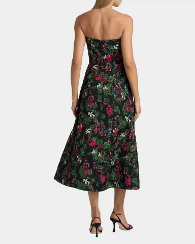 SACHIN & BABI Shay Floral Cloqure Midi-Dress | Thumbnail 2 SACHIN & BABI Shay Floral Cloqure Midi-Dress | Thumbnail 2
