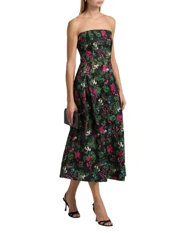 SACHIN & BABI Shay Floral Cloqure Midi-Dress | Thumbnail 1 SACHIN & BABI Shay Floral Cloqure Midi-Dress | Thumbnail 1