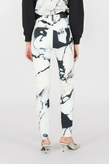 Roberto Cavalli Skinny trousers with Marble print | Thumbnail 3 Roberto Cavalli Skinny trousers with Marble print | Thumbnail 3