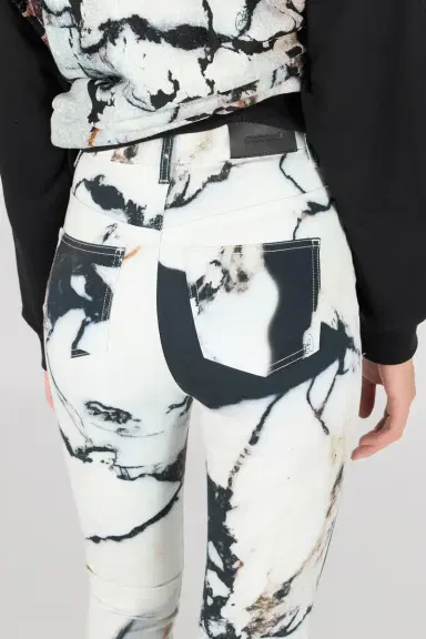 Roberto Cavalli Skinny trousers with Marble print | Thumbnail 6 Roberto Cavalli Skinny trousers with Marble print | Thumbnail 6