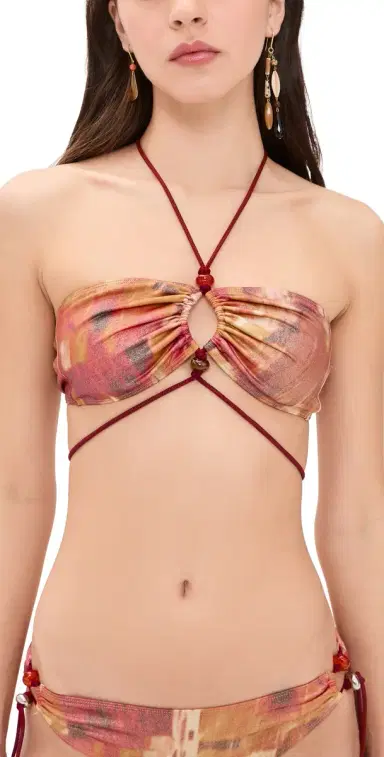 Isabel Marant Analia Bikini Top Orange | Thumbnail 1 Isabel Marant Analia Bikini Top Orange | Thumbnail 1