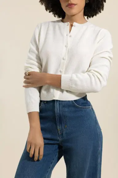 MISH The Cashmere Cardigan - Ivory | Thumbnail 2 MISH The Cashmere Cardigan - Ivory | Thumbnail 2