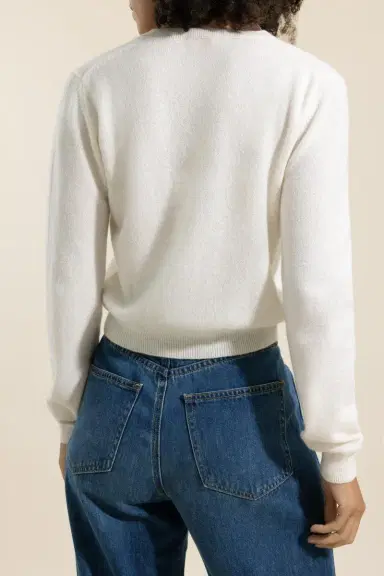 MISH The Cashmere Cardigan - Ivory | Thumbnail 4 MISH The Cashmere Cardigan - Ivory | Thumbnail 4