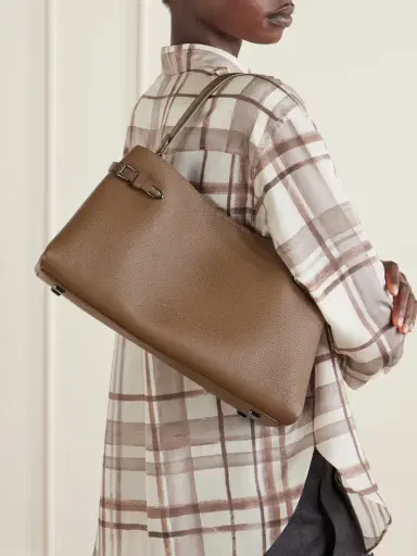 Brunello Cucinelli Leather Shoulder Bag | Thumbnail 2 Brunello Cucinelli Leather Shoulder Bag | Thumbnail 2