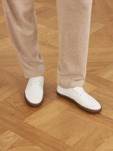 The Row Fynn Cotton-canvas Sneakers | Thumbnail 2 The Row Fynn Cotton-canvas Sneakers | Thumbnail 2
