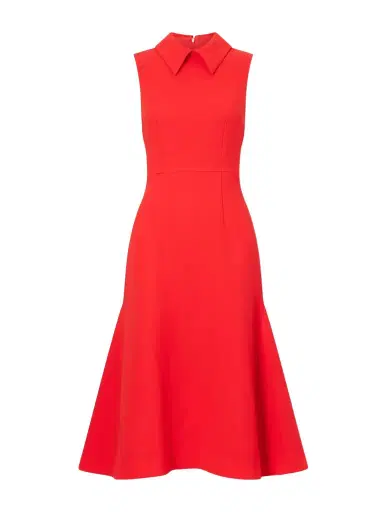 Emilia Wickstead Leontine Wool-crepe Midi Dress | Thumbnail 1 Emilia Wickstead Leontine Wool-crepe Midi Dress | Thumbnail 1