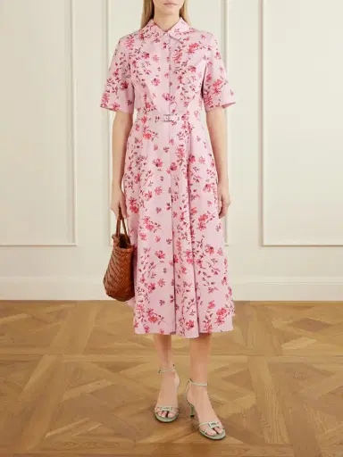 Emilia Wickstead Rubie Belted Floral-print Organic Cotton-poplin Midi Dress | Thumbnail 2 Emilia Wickstead Rubie Belted Floral-print Organic Cotton-poplin Midi Dress | Thumbnail 2