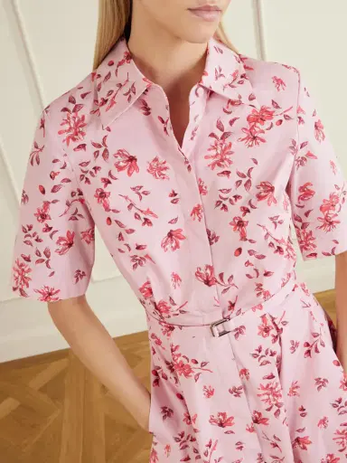 Emilia Wickstead Rubie Belted Floral-print Organic Cotton-poplin Midi Dress | Thumbnail 4 Emilia Wickstead Rubie Belted Floral-print Organic Cotton-poplin Midi Dress | Thumbnail 4
