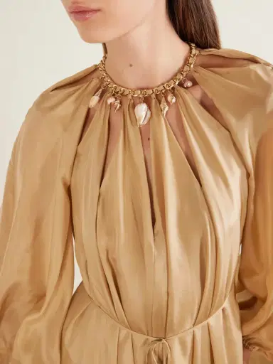 Zimmermann Mahon Embellished Silk Maxi Dress | Thumbnail 4 Zimmermann Mahon Embellished Silk Maxi Dress | Thumbnail 4