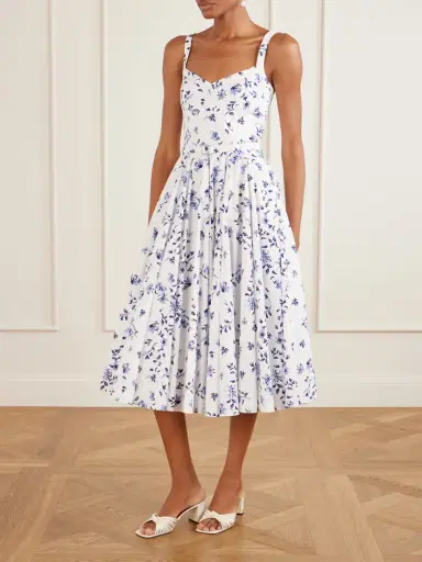 Emilia Wickstead Elita Belted Floral-print Cotton-poplin Midi Dress | Thumbnail 2 Emilia Wickstead Elita Belted Floral-print Cotton-poplin Midi Dress | Thumbnail 2