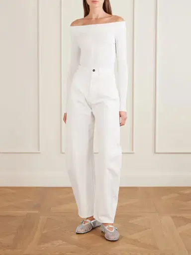 Alaïa Off-the-shoulder Ribbed-knit Bodysuit | Thumbnail 2 Alaïa Off-the-shoulder Ribbed-knit Bodysuit | Thumbnail 2