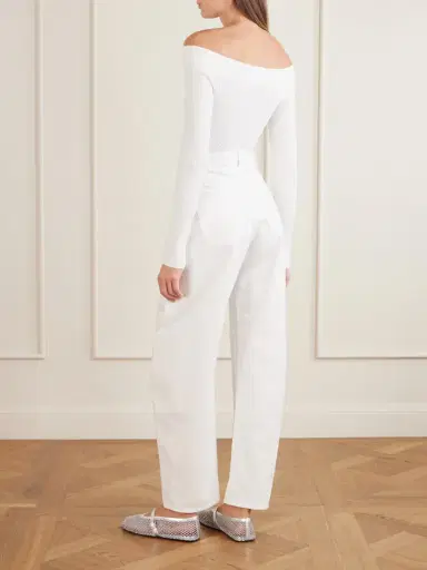 Alaïa Off-the-shoulder Ribbed-knit Bodysuit | Thumbnail 3 Alaïa Off-the-shoulder Ribbed-knit Bodysuit | Thumbnail 3