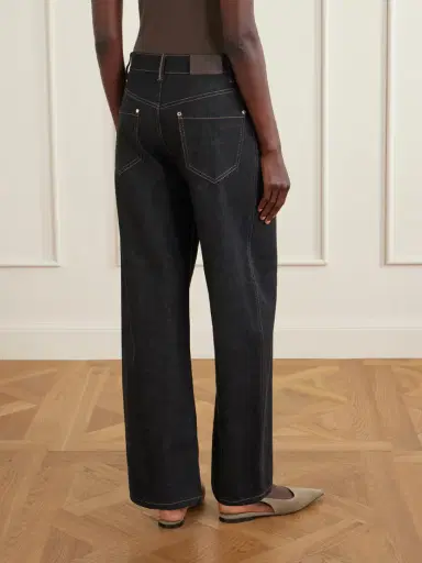 Brunello Cucinelli Mid-rise Straight-leg Jeans | Thumbnail 4 Brunello Cucinelli Mid-rise Straight-leg Jeans | Thumbnail 4