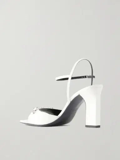 Gucci Signora Horsebit-embellished Patent-leather Sandals | Thumbnail 3 Gucci Signora Horsebit-embellished Patent-leather Sandals | Thumbnail 3