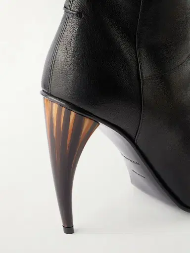 McQueen Leather Lace-up Knee-high Boots | Thumbnail 5 McQueen Leather Lace-up Knee-high Boots | Thumbnail 5