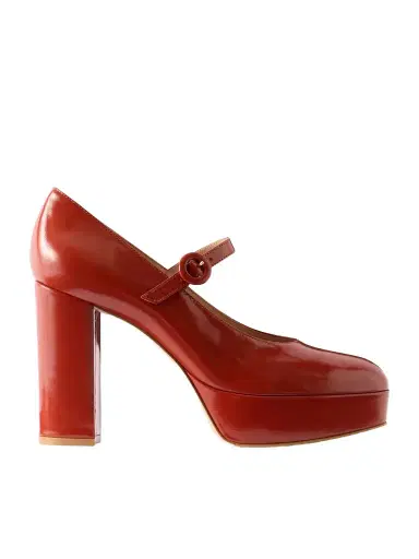 Gianvito Rossi 70 Leather Mary Jane Pumps | Thumbnail 1 Gianvito Rossi 70 Leather Mary Jane Pumps | Thumbnail 1