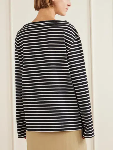 TOTEME Breton Striped Cotton-jersey T-shirt | Thumbnail 4 TOTEME Breton Striped Cotton-jersey T-shirt | Thumbnail 4