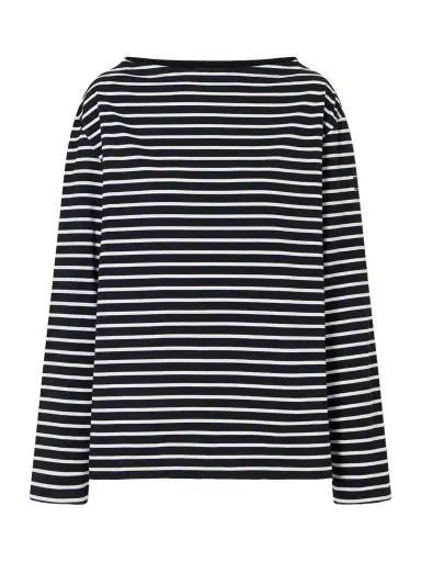 TOTEME Breton Striped Cotton-jersey T-shirt | Thumbnail 1 TOTEME Breton Striped Cotton-jersey T-shirt | Thumbnail 1