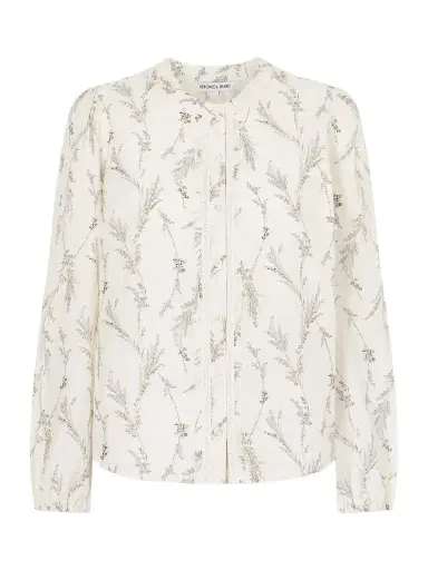 Veronica Beard Emiko Floral-print Embroidered Cotton And Silk-blend Shirt | Thumbnail 1 Veronica Beard Emiko Floral-print Embroidered Cotton And Silk-blend Shirt | Thumbnail 1