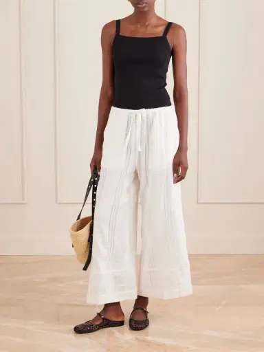 Lemlem Desta Striped Cotton Wide-leg Pants | Thumbnail 2 Lemlem Desta Striped Cotton Wide-leg Pants | Thumbnail 2
