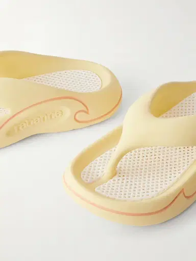 Rabanne 3d Logo-embossed Thong Sandals | Thumbnail 5 Rabanne 3d Logo-embossed Thong Sandals | Thumbnail 5