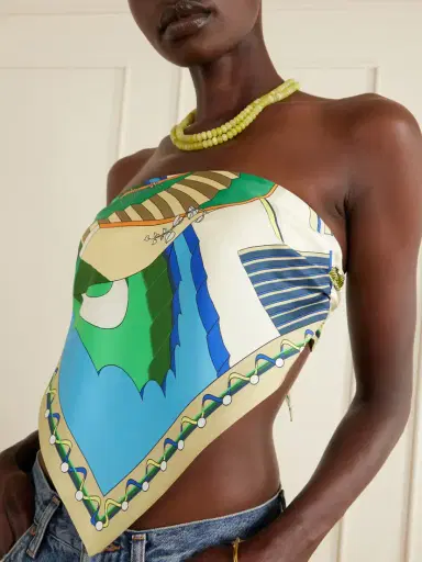 Tory Burch Printed Silk Top | Thumbnail 4 Tory Burch Printed Silk Top | Thumbnail 4