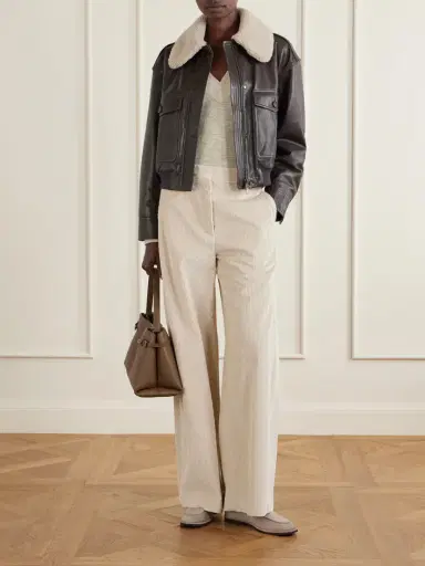 Brunello Cucinelli Cotton Wide-leg Pants | Thumbnail 2 Brunello Cucinelli Cotton Wide-leg Pants | Thumbnail 2
